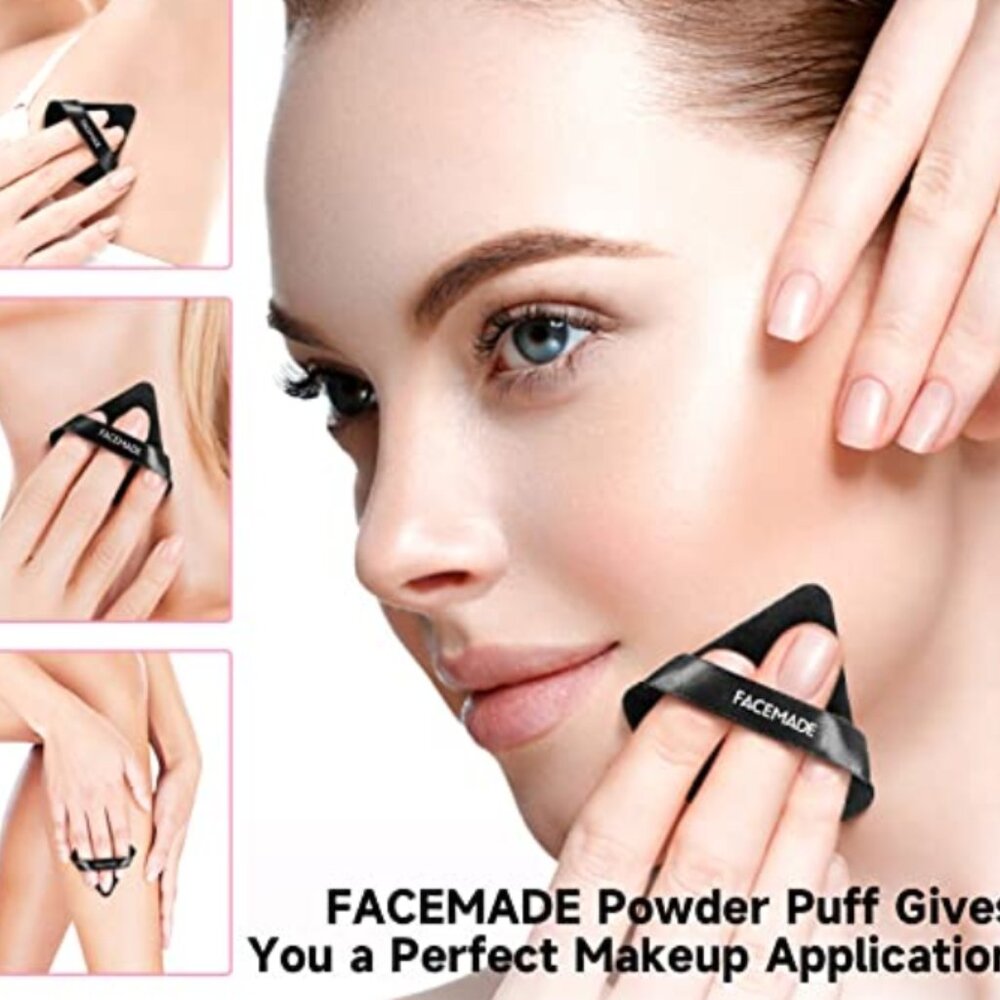 Bundle Of 2 (6 Packs)-FACEMADE (12 Pieces Total)- Face Powder Puffs  Sealed! NWT